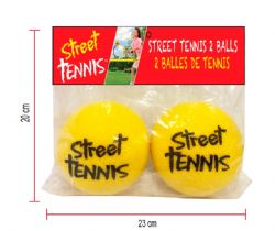 STREET TENNIS - ENSEMBLE DE 2 BALLES